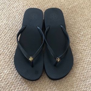 Tory Burch platform rubber flip flops